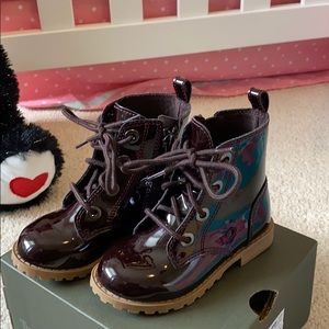 Lace-Up Combat Boots for Toddler